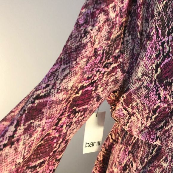 Bar III Pink and Purple Backless Dress - Picture 8 of 11